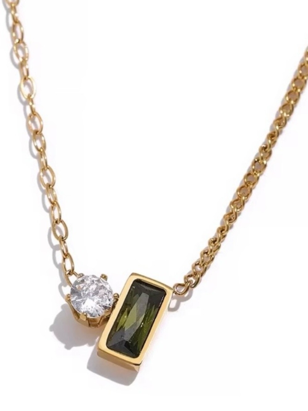 New! Anthropologie Gold Luxe Duo Necklace (1071) NWOT